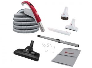 Attachment kit 24V with Europa brush floor and carpet combination