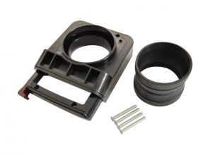 Lock handle with rubber seal and screws for Retraflex inlet