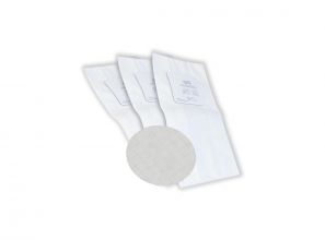 Compact electrostatic filter bag (generic) - 3 notches - Set of 3 with 1 round filter included - 3.6 gal (16 l)