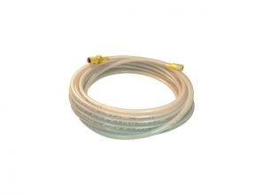 High pressure hose with brass fittings for water pressure washing tools - 50' (15.24 m) - dia. 3/8