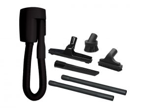 Ensemble d'accessoires pour boyau auxilière WallyFlex - boyau flexible extensible jusqu'à 13' (4 m) - noir